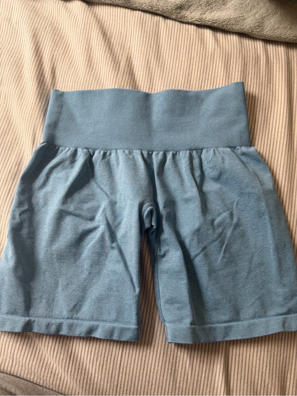 NVGTN Light Blue High-Waist Relaxed Women’s Shorts